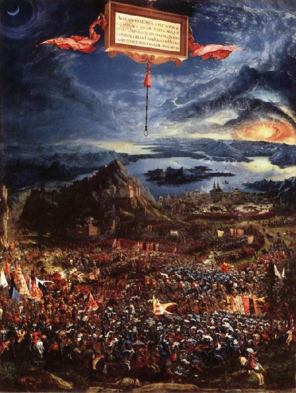 Albrecht Altdorfer Victory of Alexander over Darius,King of the Persians